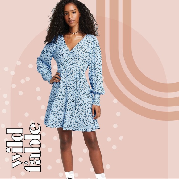 target wild fable blue dress